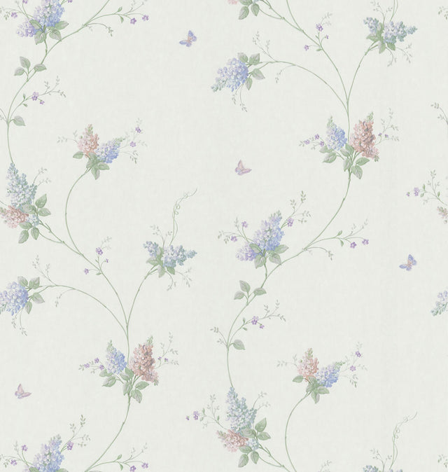 Brewster Home Fashions 402-45163 Purple Sidewall