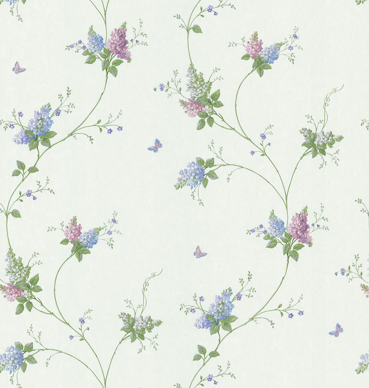 Brewster Home Fashions 402-45165 Purple Sidewall