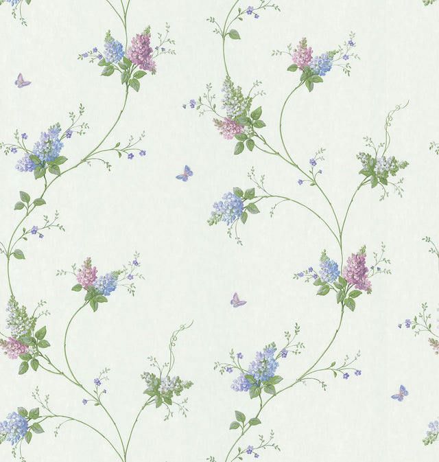 Brewster Home Fashions 402-45165 Purple Sidewall