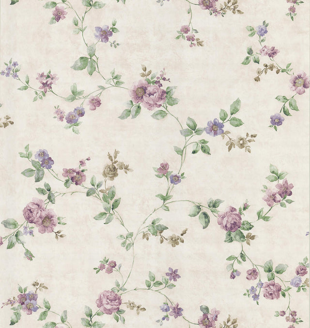 Brewster Home Fashions 402-46835 Purple Sidewall