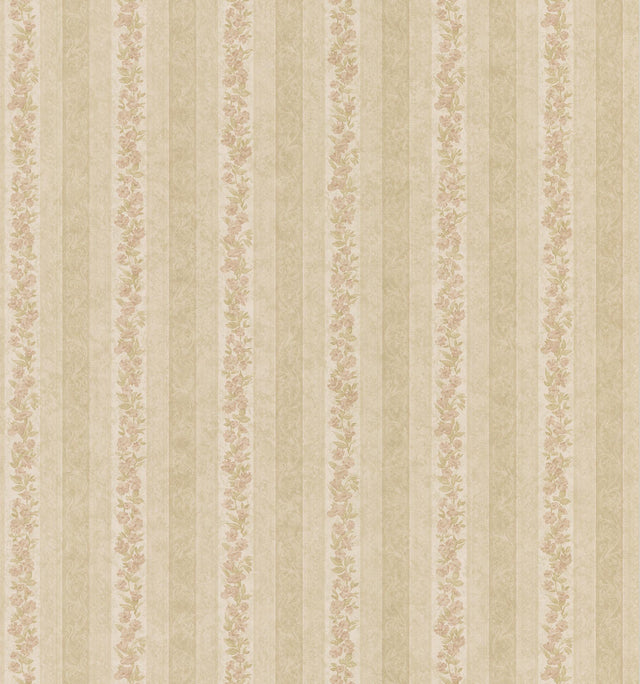 Brewster Home Fashions 402-75378 Pink Sidewall