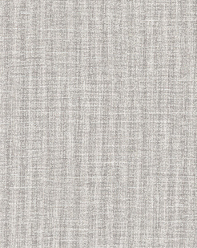 Brewster Home Fashions Warner Dimensional Accents Fabric & Woven Textures Light Grey Wallpaper