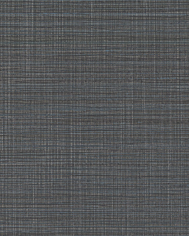 Brewster Home Fashions Warner Dimensional Accents Fabric & Woven Textures Charcoal Wallpaper