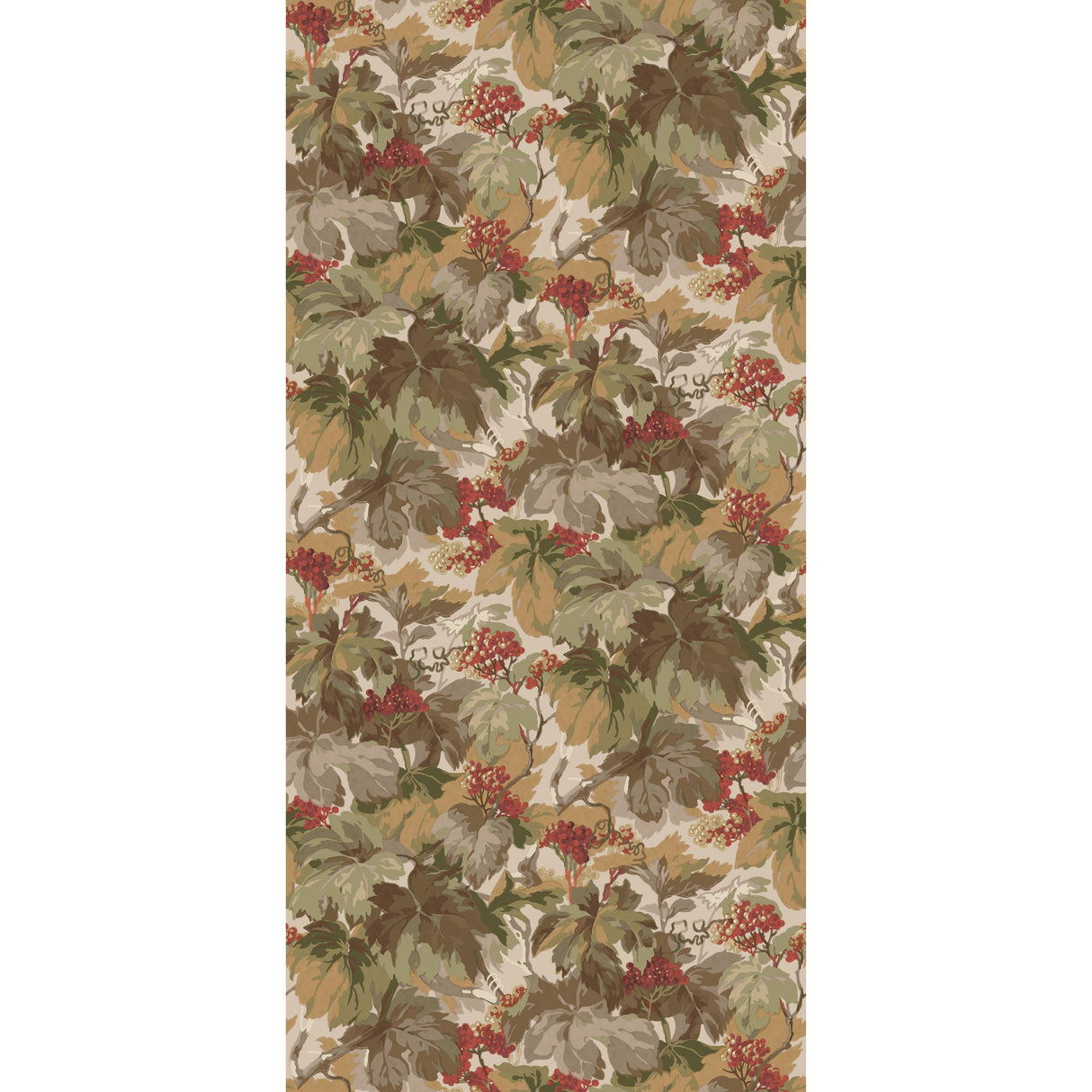 Mulberry COUNTRY WALK RED/GREEN Wallpaper