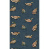 Mulberry DUCK POND INDIGO Wallpaper