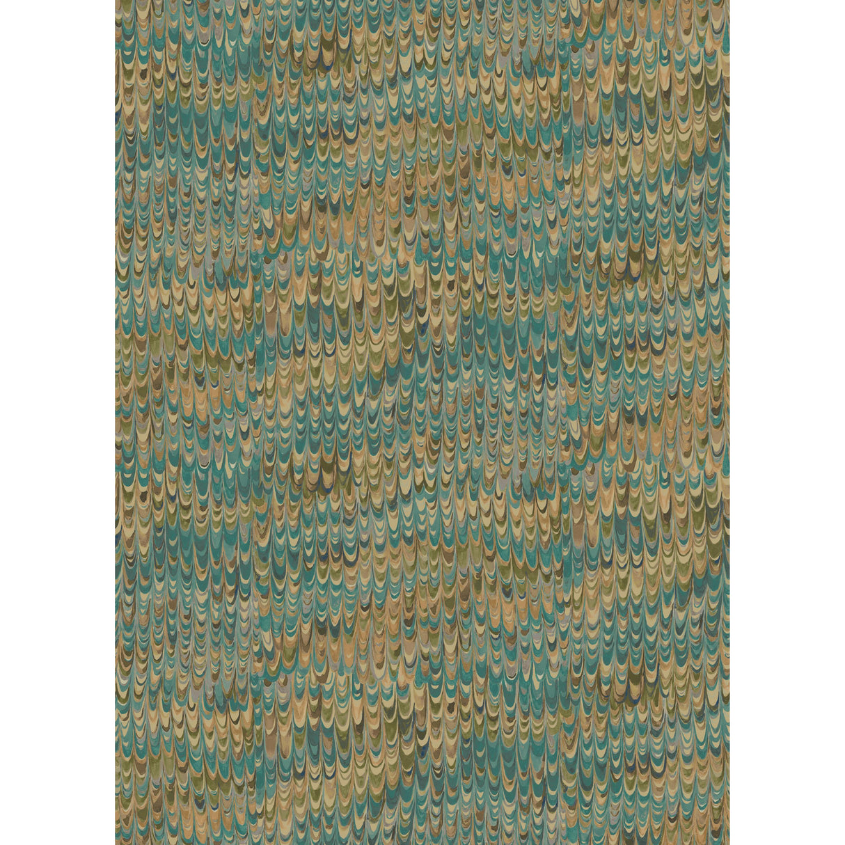 Mulberry END PAPER TEAL Wallpaper