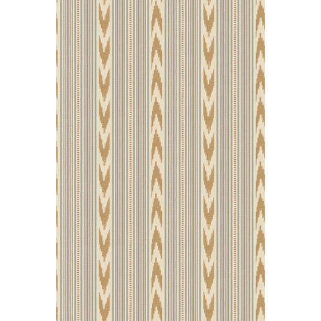 Mulberry NEWPORT STRIPE BLUE/SAND Wallpaper