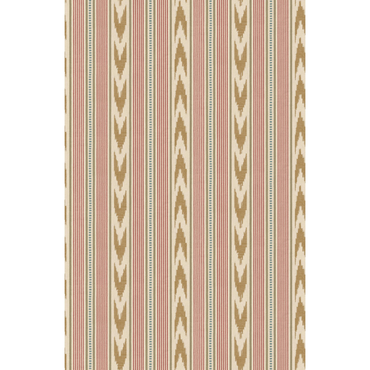 Mulberry NEWPORT STRIPE OLD RED/SAND Wallpaper
