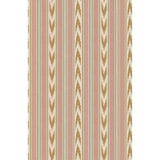 Mulberry NEWPORT STRIPE OLD RED/SAND Wallpaper