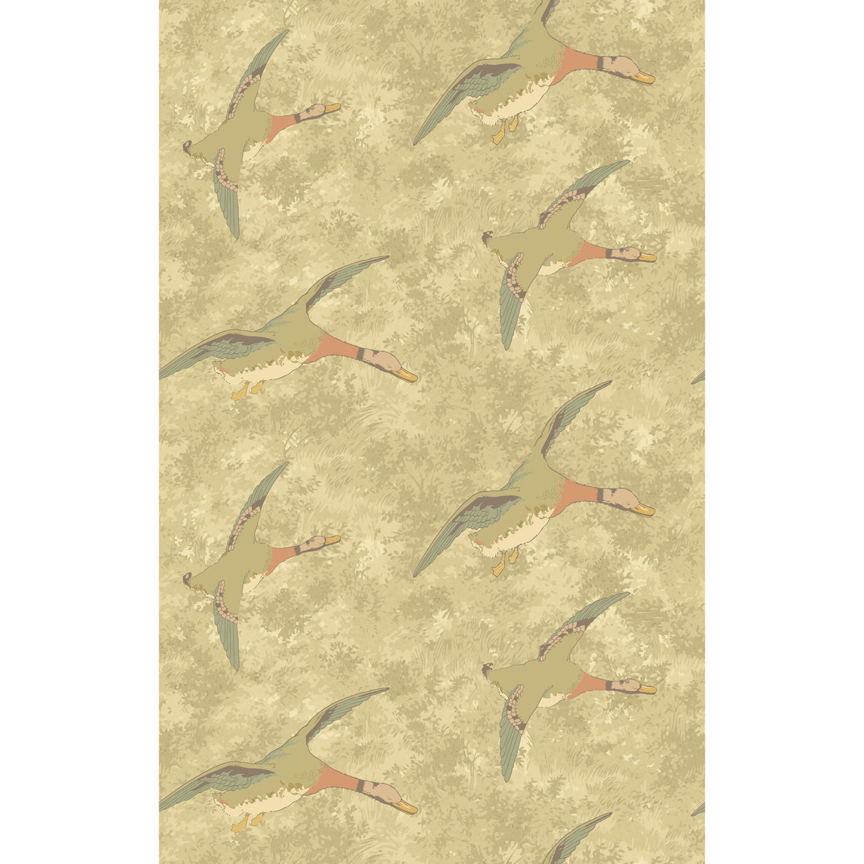 Mulberry FOREST DUCKS PARCHMENT Wallpaper
