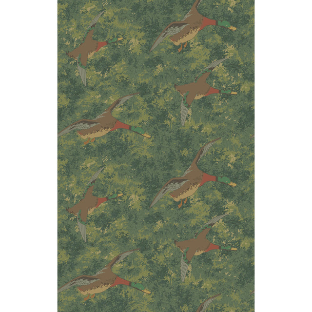 Mulberry FOREST DUCKS EMERALD Wallpaper
