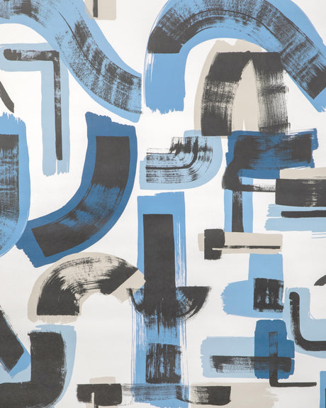 Lee Jofa BLEECKER PAPER CAPRI/NAVY Wallpaper