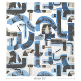 Lee Jofa BLEECKER PAPER CAPRI/NAVY Wallpaper