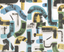 Lee Jofa BLEECKER PAPER LAKE/FERN Wallpaper