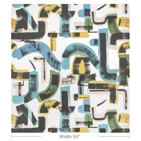 Lee Jofa BLEECKER PAPER LAKE/FERN Wallpaper