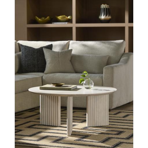 Surya Agnes AGNE-005 16"H x 36"W x 36"D Furniture Piece