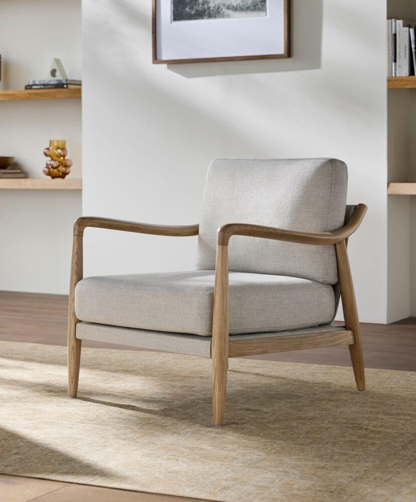 Surya Gaviota BOGV-001 32"H x 32"W x 34"D Accent Chair