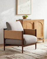 Surya Brielle BRIL-002 33"H x 27"W x 31"D Accent Chair