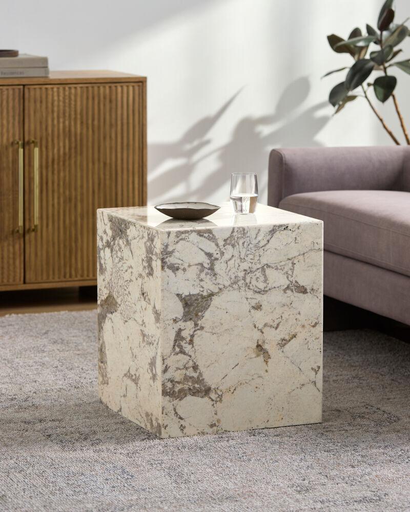 Livabliss Taryn GATN-001 21"H x 18"W x 18"D Accent Table