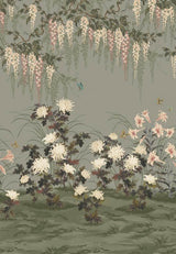 Maxwell WISTERIA BLOOM (WP) #04 DARK SAGE Wallpaper