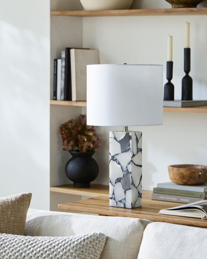 Livabliss Angelo AGL-003 25"H x 13"W x 13"D Table Lighting