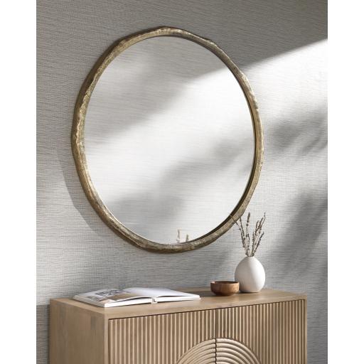 Surya Arenas AREN-001 34"H x 34"W x 1"D Mirror