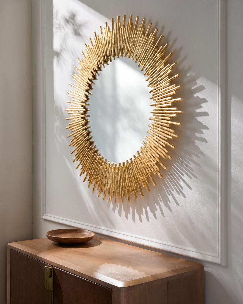 Surya Auriga AURI-002 38"H x 38"W x 2"D Mirror