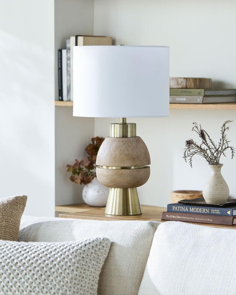 Livabliss Niobe NIO-006 25"H x 14"W x 14"D Table Lighting
