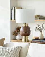 Livabliss Niobe NIO-005 25"H x 14"W x 14"D Table Lighting