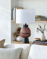 Livabliss Niobe NIO-007 25"H x 14"W x 14"D Table Lighting
