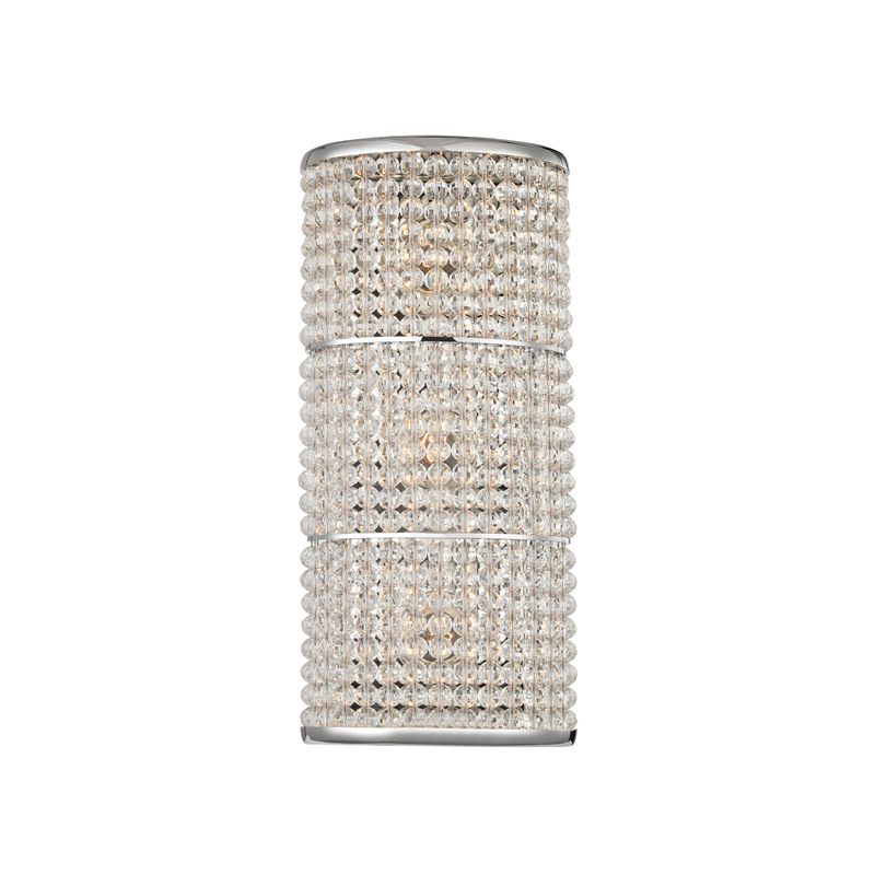 Hudson Valley Lighting Sherrill Polished Nickel 14.75W x 14.75L x 6.5H Wall Sconce