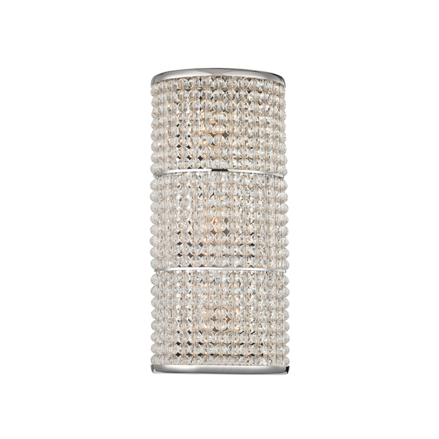 Hudson Valley Lighting Sherrill Polished Nickel 14.75W x 14.75L x 6.5H Wall Sconce