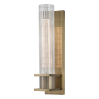 Hudson Valley Lighting Sperry Aged Brass 3W x 3L x 12.75H Wall Sconce