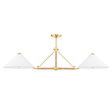 Hudson Valley Lighting Williamsburg Aged Brass 17W x 57L x 13H Trim