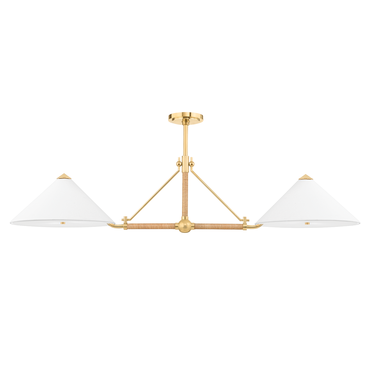 Hudson Valley Lighting Williamsburg Aged Brass 17W x 57L x 13H Trim