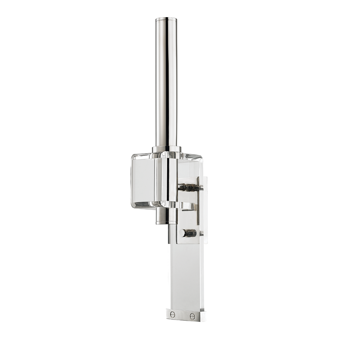Hudson Valley Lighting Hillcrest Polished Nickel 3.5W x 3.5L x 21.5H Wall Sconce