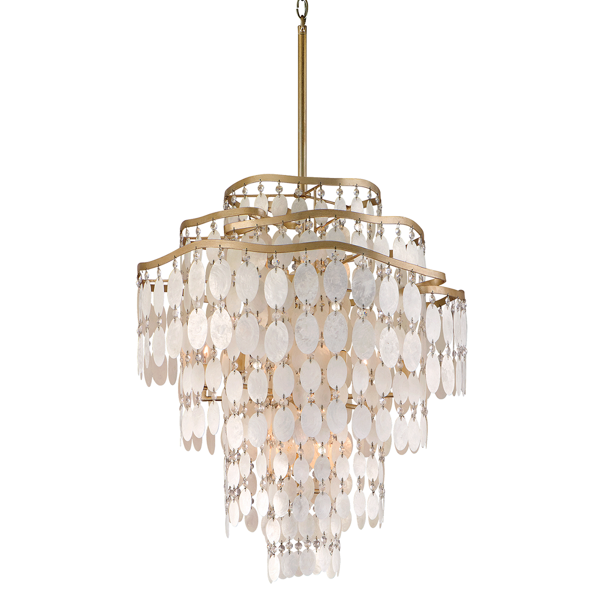 Corbett Lighting Dolce CHAMPAGNE LEAF 24W x 24L x 30.75H Chandelier