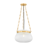 Hudson Valley Lighting GRANBY Aged Brass 13W x 13L x 9.5H Pendant