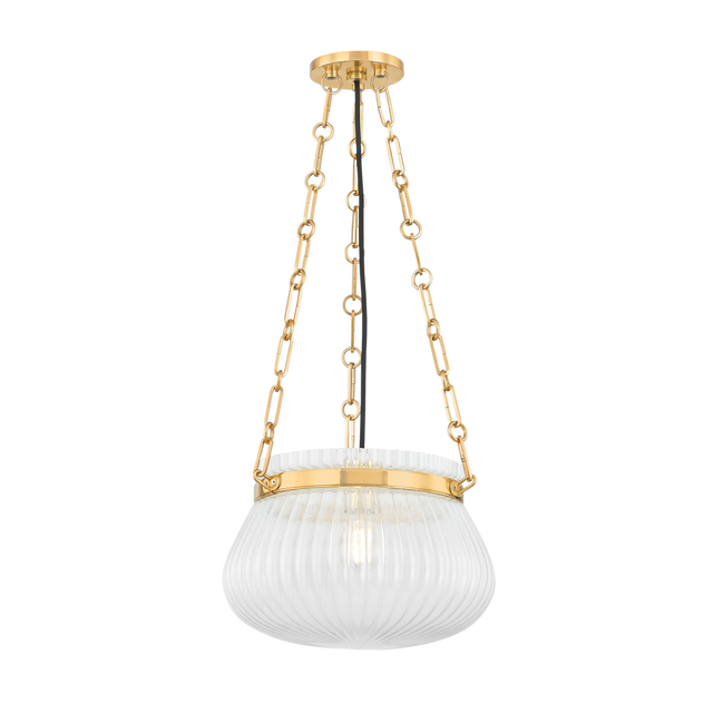 Hudson Valley Lighting GRANBY Aged Brass 13W x 13L x 9.5H Pendant