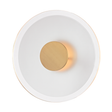 Hudson Valley Lighting Guthrie Aged Brass 13W x 13L x 13H Wall Sconce