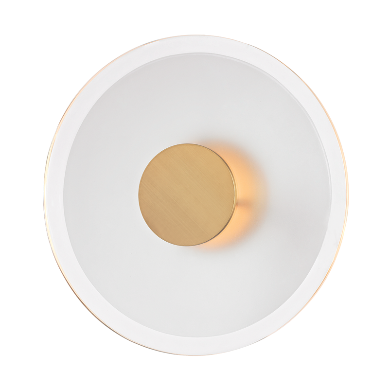 Hudson Valley Lighting Guthrie Aged Brass 13W x 13L x 13H Wall Sconce