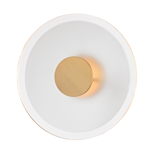 Hudson Valley Lighting Guthrie Aged Brass 13W x 13L x 13H Wall Sconce