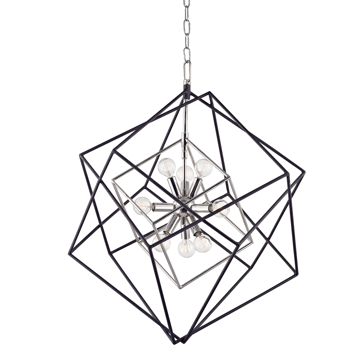 Hudson Valley Lighting Roundout Polished Nickel 26W x 26L x 30.5H Chandelier