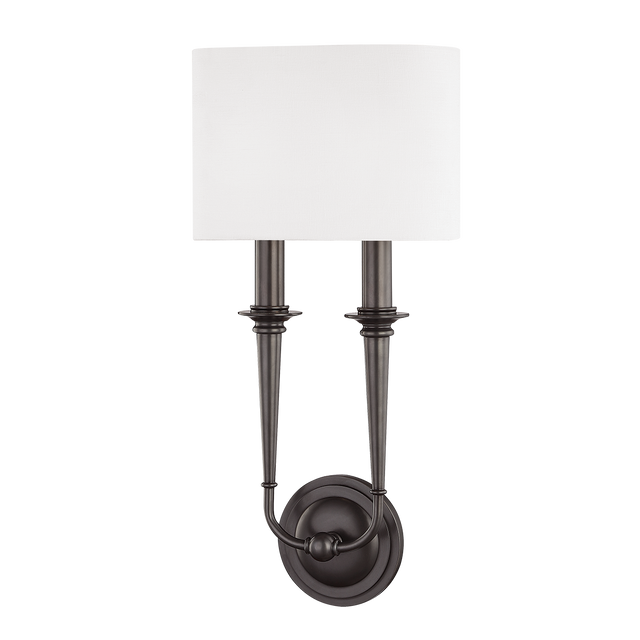 Hudson Valley Lighting Lourdes Old Bronze 9.5W x 9.5L x 19H Wall Sconce
