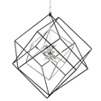 Hudson Valley Lighting Roundout Polished Nickel/black 42W x 42L x 55.5H Chandelier