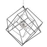 Hudson Valley Lighting Roundout Polished Nickel/black 42W x 42L x 55.5H Chandelier