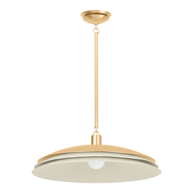 Hudson Valley Lighting ONEIDA VINTAGE GOLD LEAF/SOFT SAND 23.5W x 23.5L x 8H Pendant