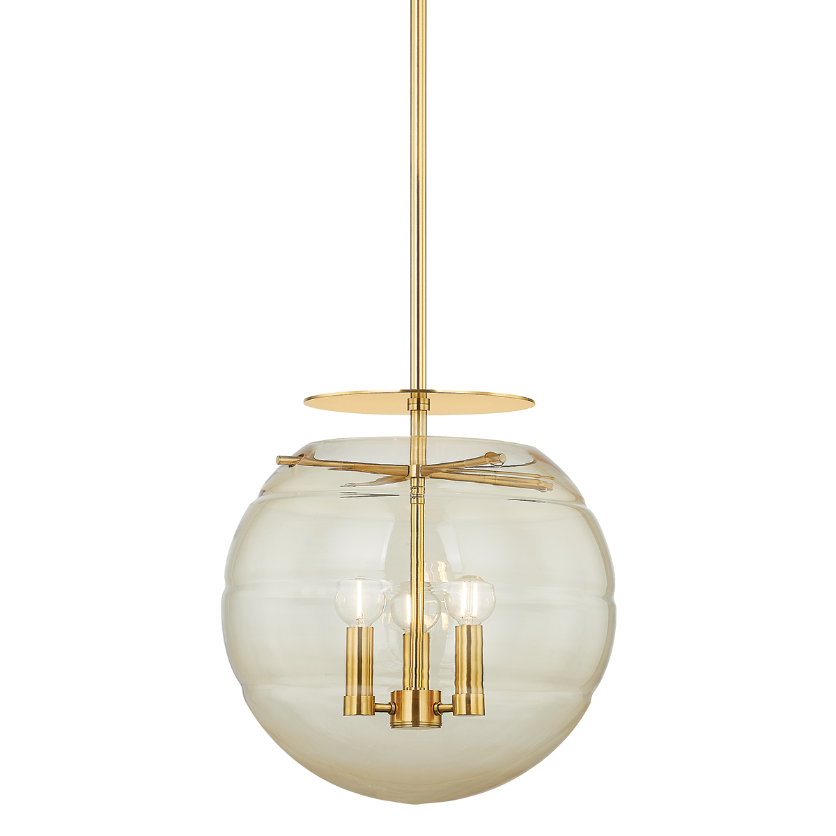 Hudson Valley Lighting GILL AGED BRASS 15W x 15L x 15.5H Pendant