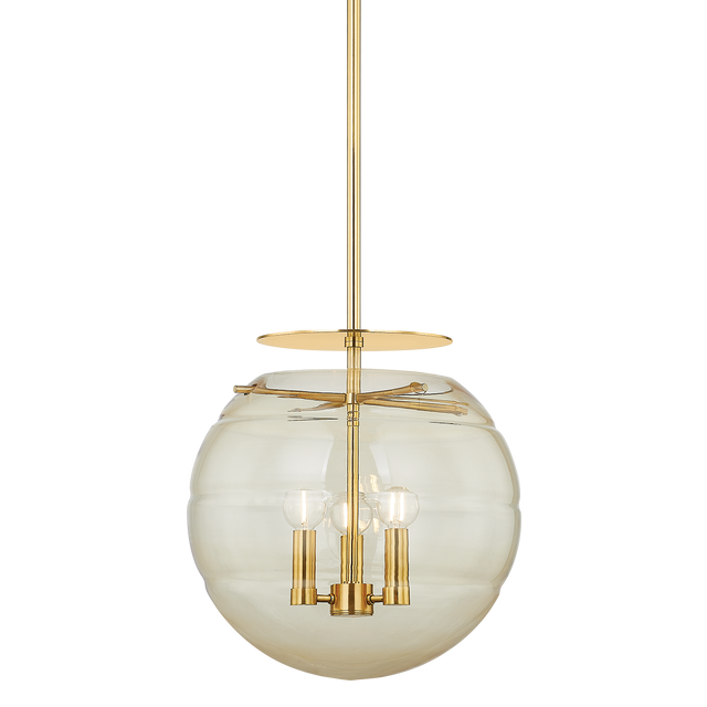 Hudson Valley Lighting GILL AGED BRASS 15W x 15L x 15.5H Pendant
