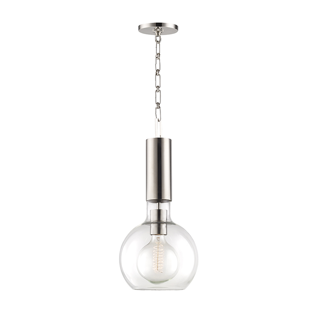 Hudson Valley Lighting Raleigh Polished Nickel 9W x 9L x 19.75H Pendant